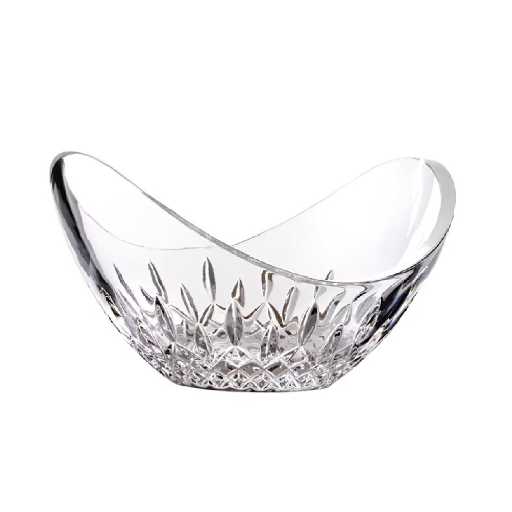 Waterford Lismore Essence Crystal Ellipse Bowl